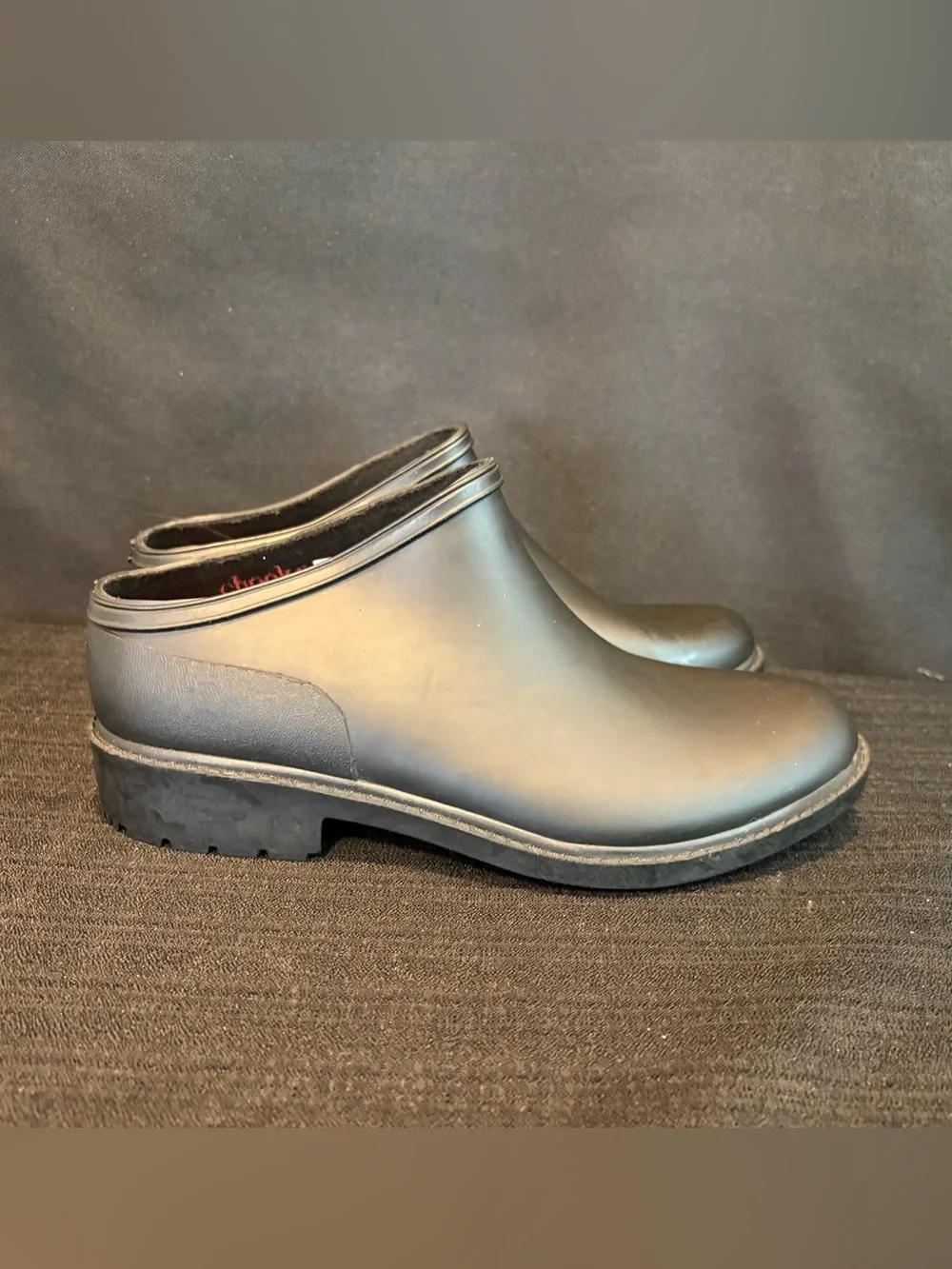 “new without tags” Women size 5 Chooka Classic Heel Clog rubber waterproof